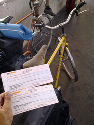 bike + passenger tickets...